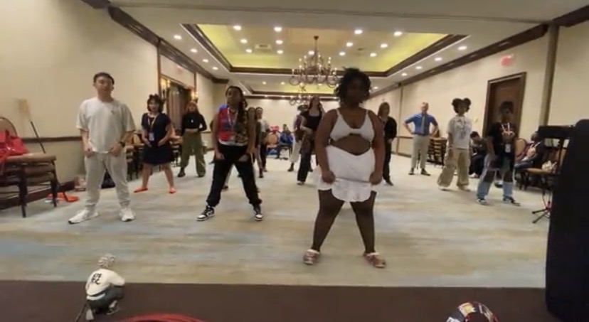 Dance class and practice